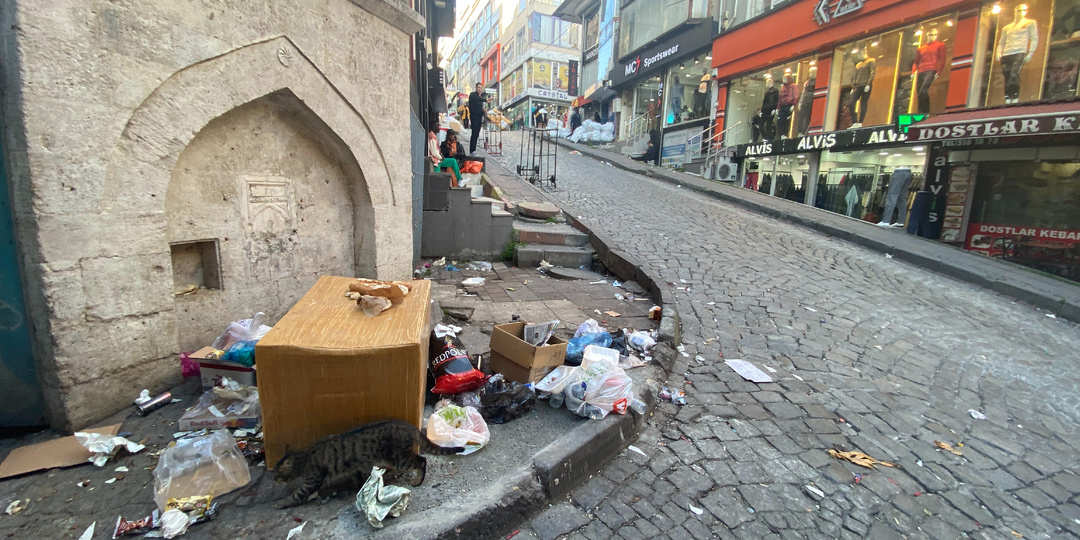 Это тоже Стамбул? Случайно забрели в обычный жилой квартал этого города и ужаснулись увиденным