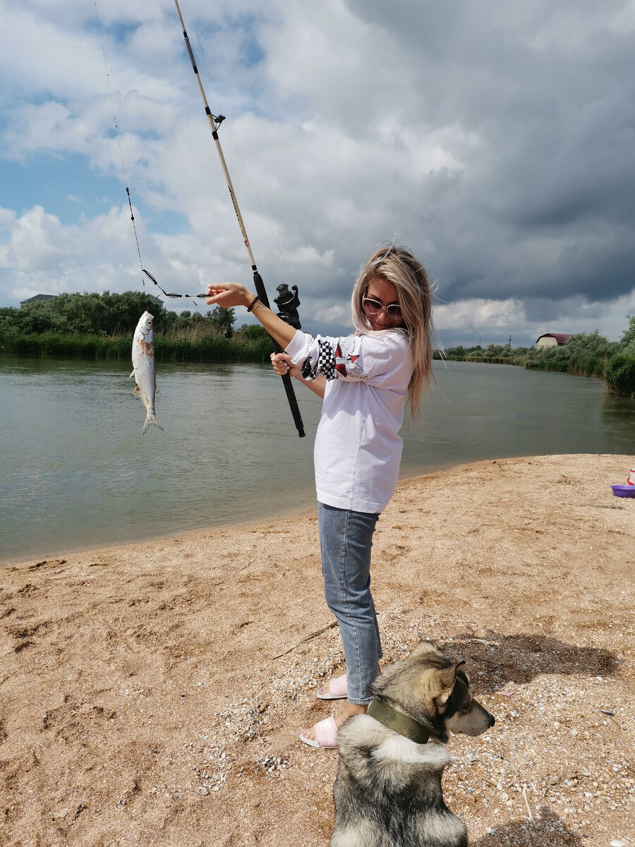 И я в их числе. Мой первый улов.