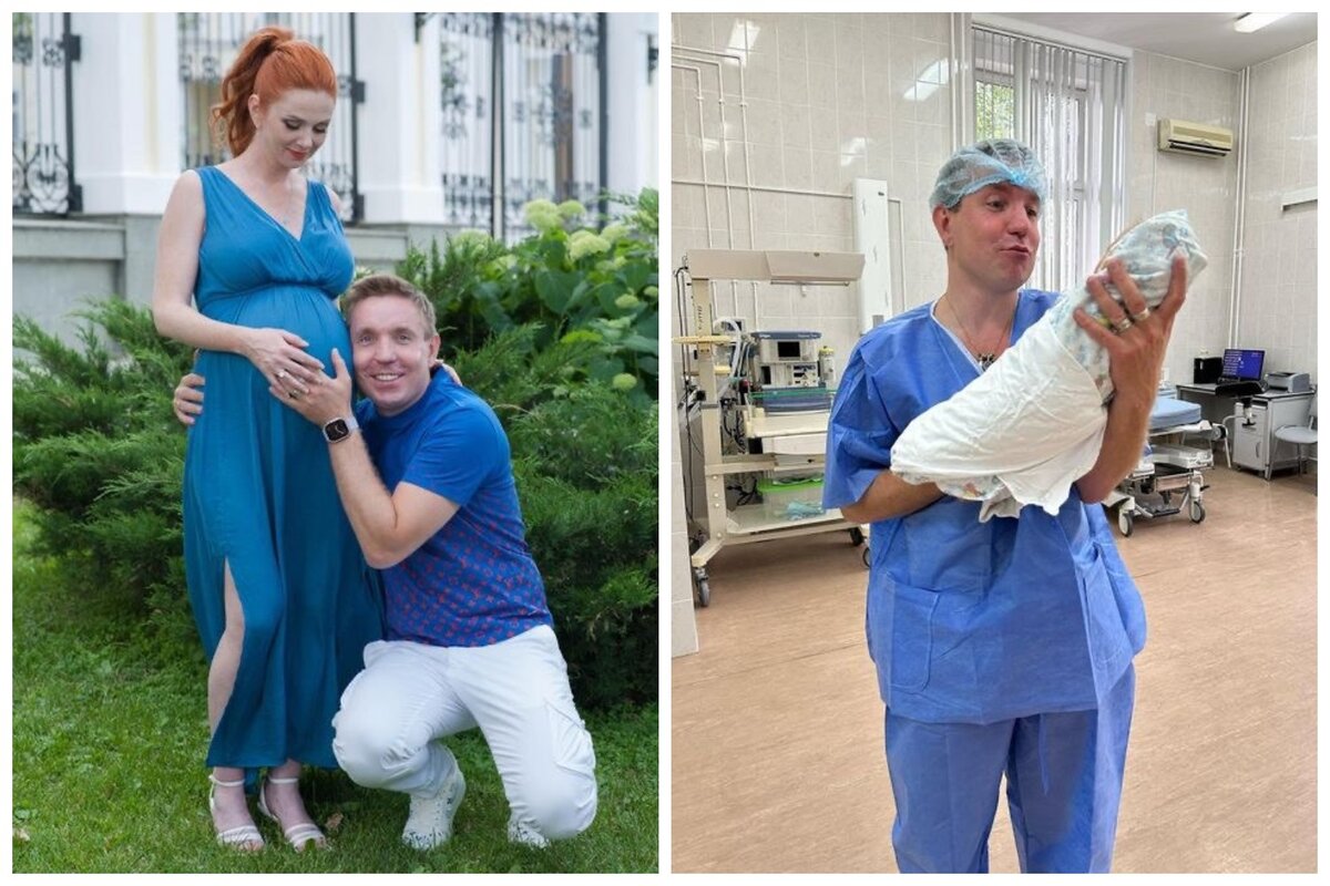 Лена Катина и Дмитрий Спиридонов с сыном