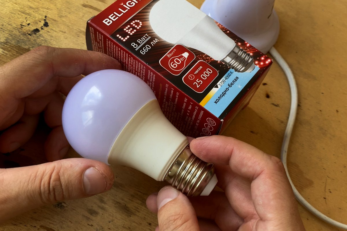 Лампочка за 55 рублей.
