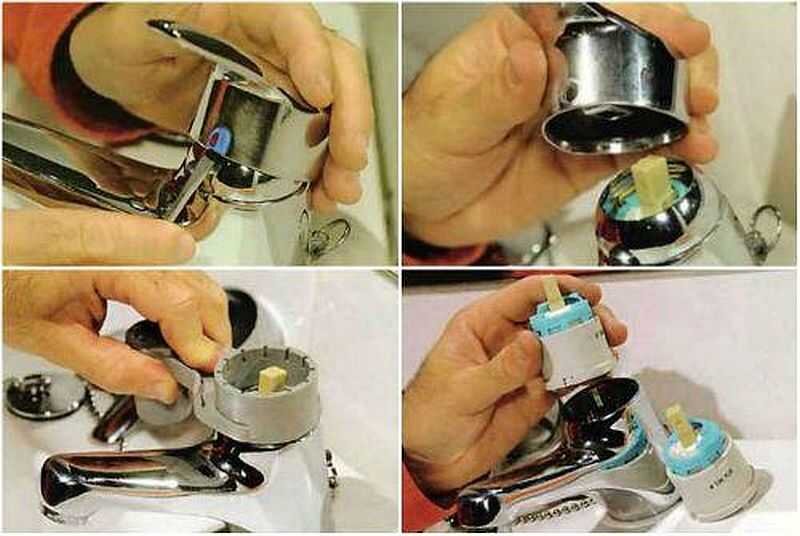 Пошагово: как разобрать однорычажный смеситель для кухни или ванной - Без сантехника