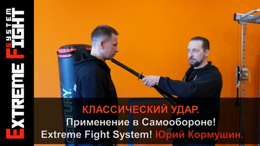 КЛАССИЧЕСКИЙ УДАР. Применение в САМООБОРОНЕ! Extreme Fight System! Юрий Кормушин