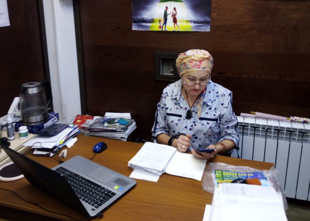 01.09.2021 года. Елена Дмитриевна на рабочем месте. 