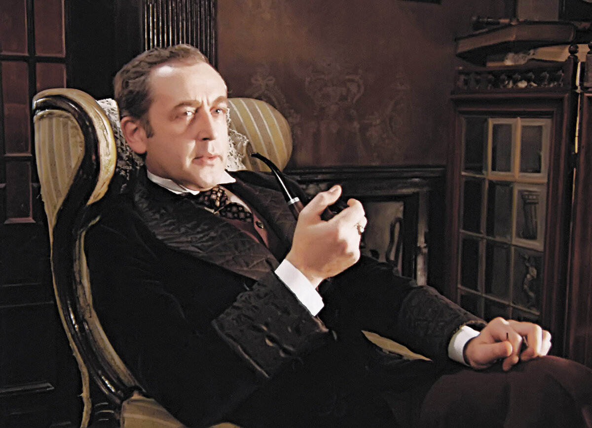 Кадр из фильма "Приключения Шерлока Холмса и доктора Ватсона", режиссер - Игорь Масленников