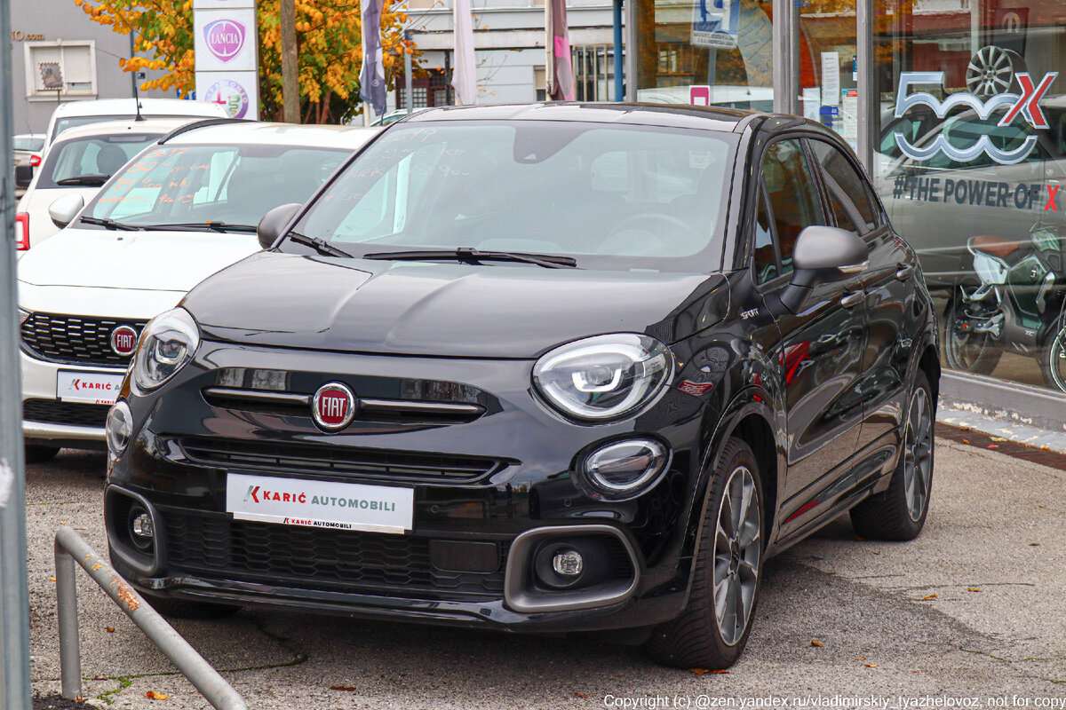 Фиат 500Х — типичный европейский кроссовер на растянутой базе городской малолитражки Фиат 500