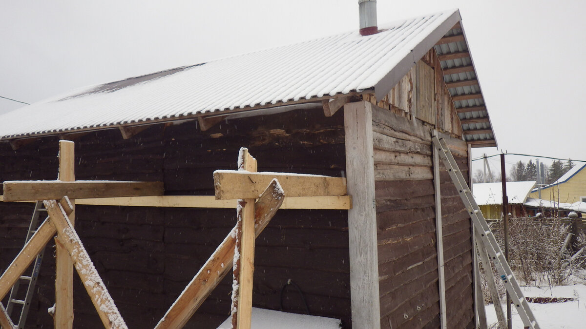 Домик зимой 2020