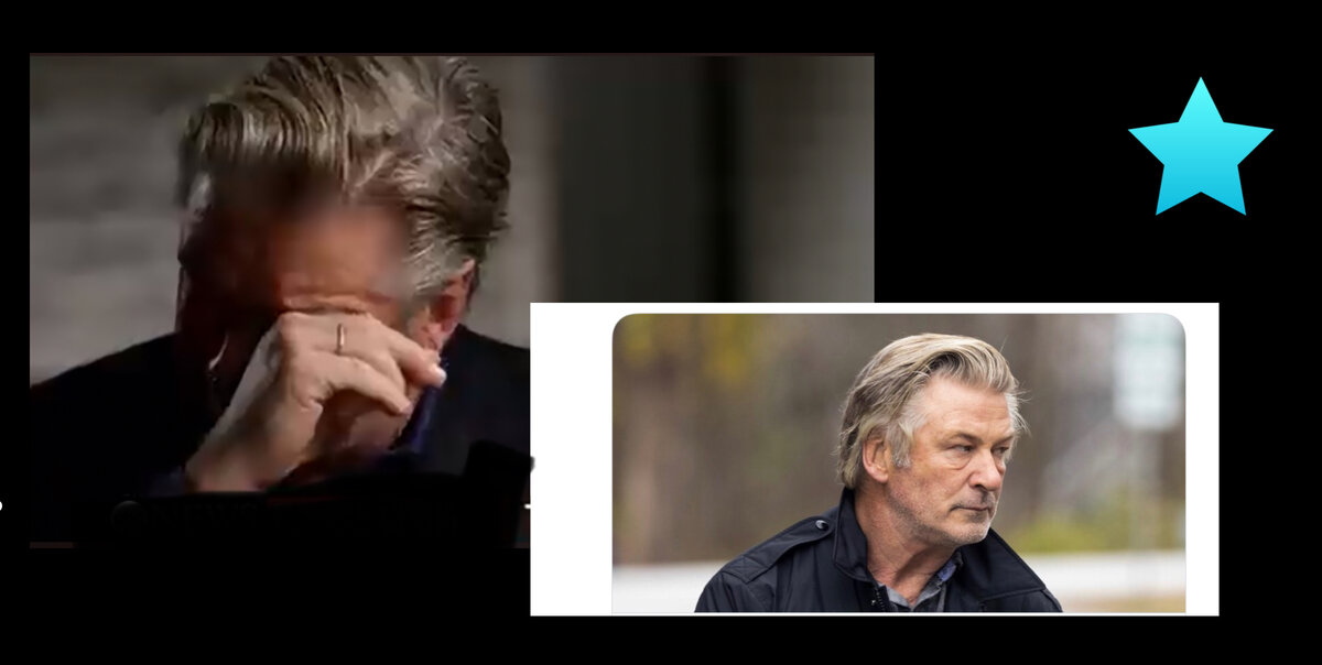 Алек дал интервью телекомпании abc- фотоколлаж автора 