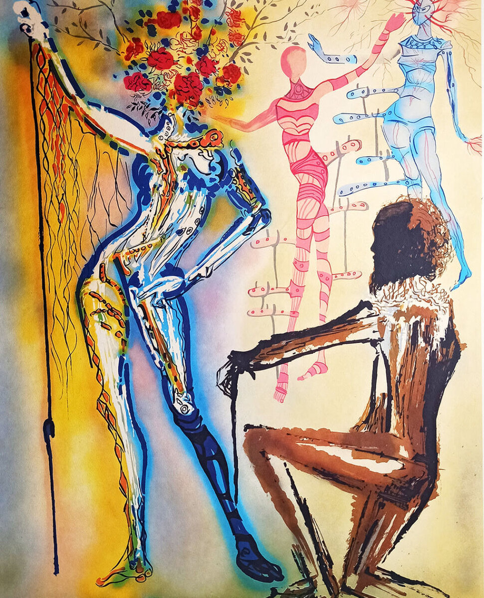 Рисунок Сальвадора Дали