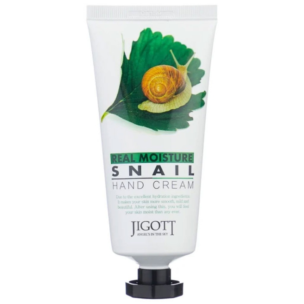 Крем для рук с муцином улитки JIGOTT Real Moisture Snail Hand Cream