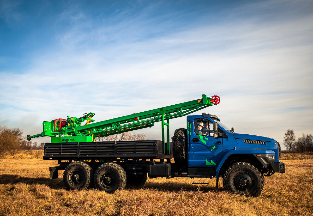 Буровая установка УРБ-2Д3 на шасси УРАЛ NEXT