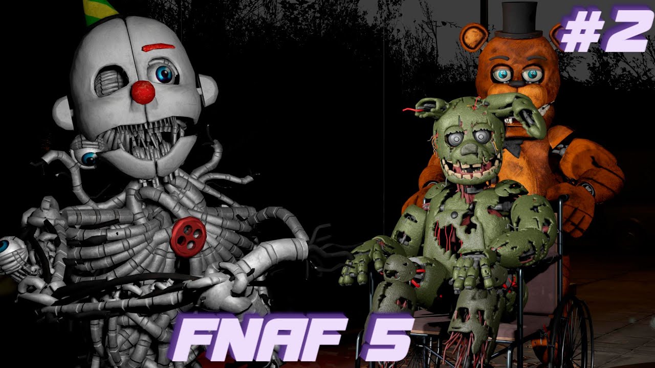 FNAF SFM] СПРИНГТРАП ЖИВ И ЭННАРД ВО ФНАФ 5 (FNAF 5 2 ночь) | AKS Play |  Дзен