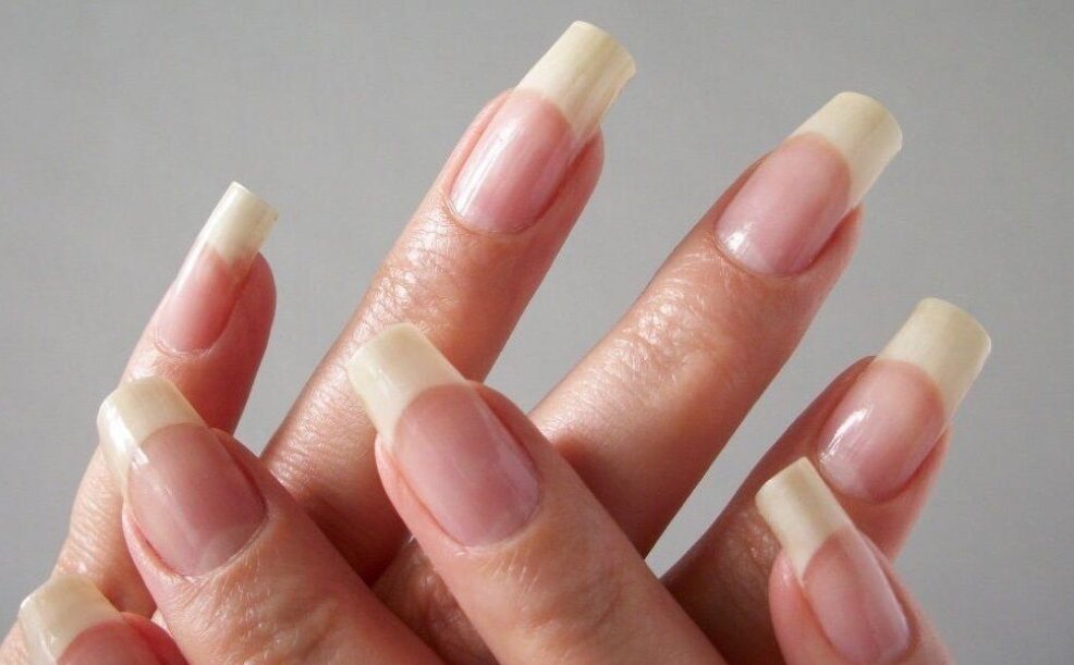 Длинные натуральные ногти