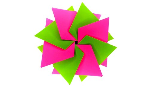 💐 Оригами Цветы из бумаги своими руками