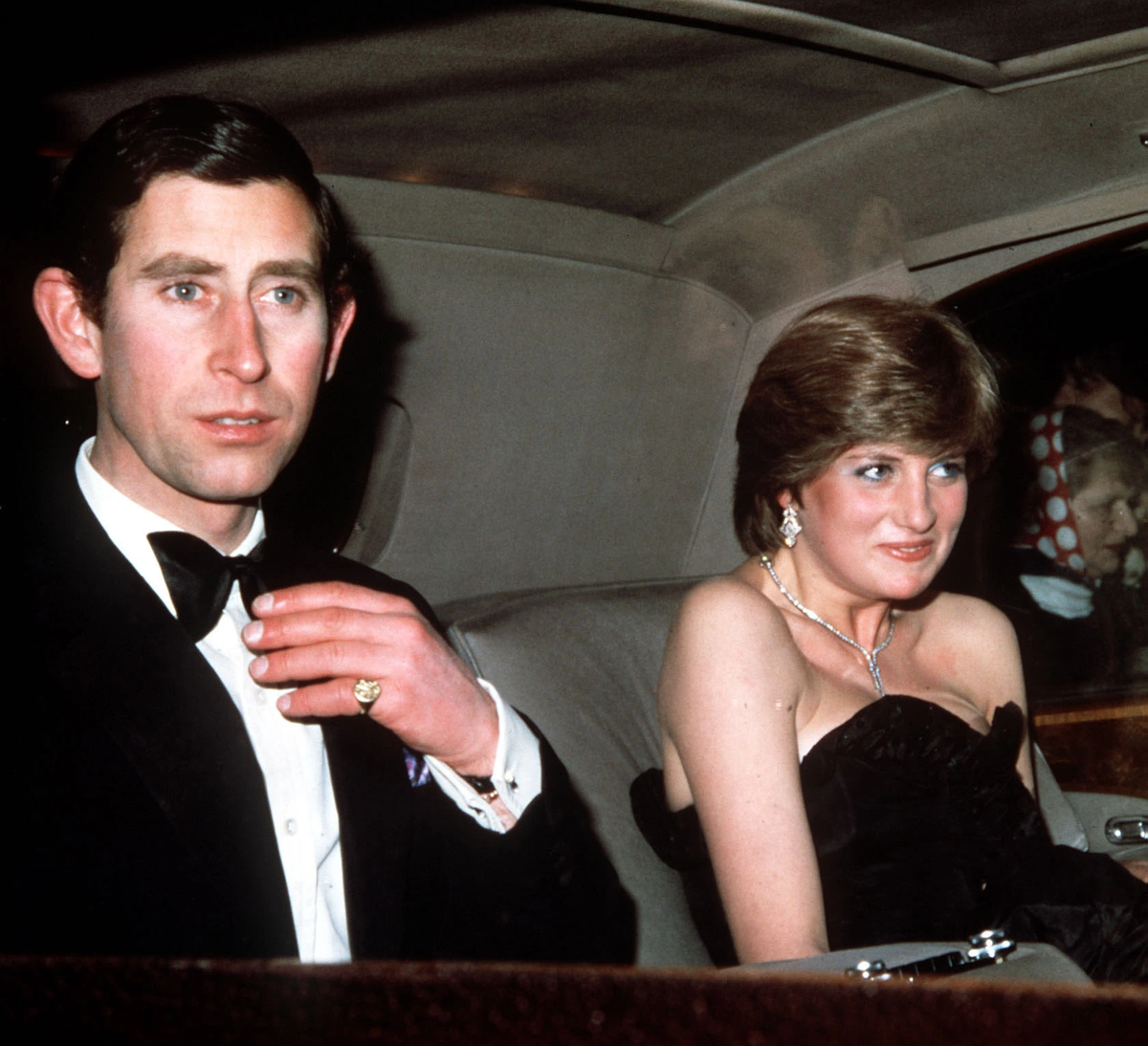 Диана и Чарльз, 9 марта 1981, по пути в Голдсмит-холл. (с) Getty Images