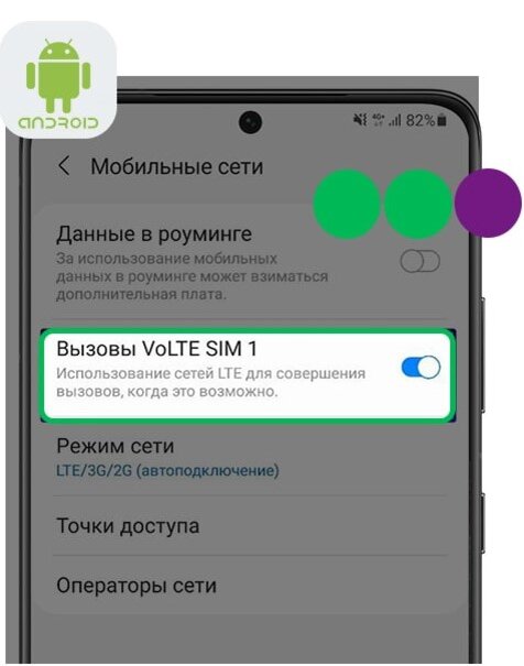 Как настроить volte. Настроить volte на МЕГАФОН.