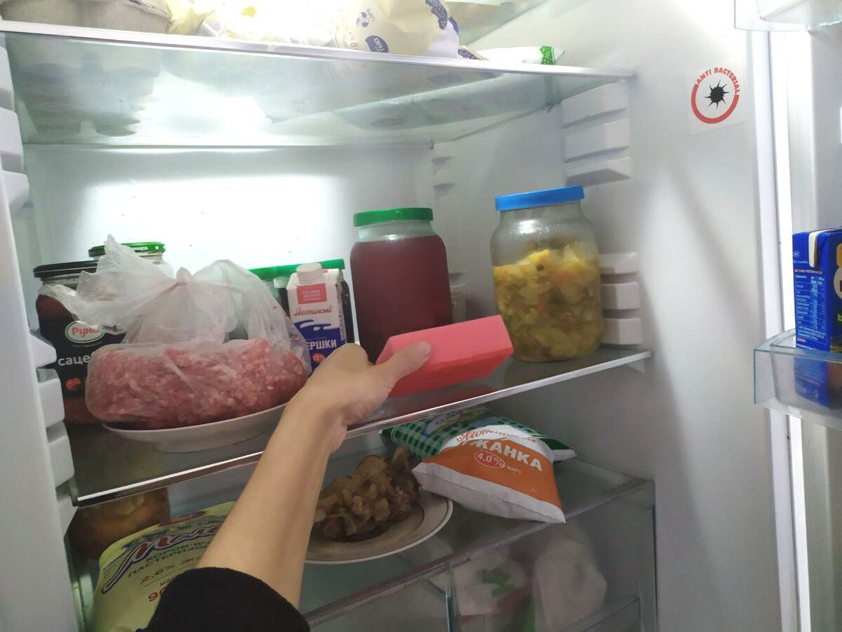 Отправьте губку на полку, чтобы предупредить преждевременную порчу продуктов 