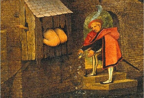 Древний туалет