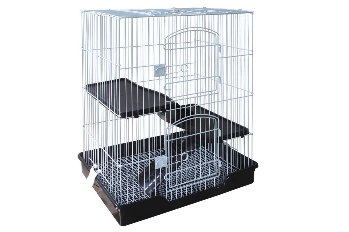 На фото – клетка TRIOL C5-1W для мелких животных с разноуровневыми площадками, 610*460*770мм (арт. 40691068).