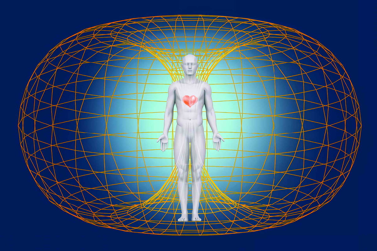 Электромагнитное поле жизни, которое окружает человека, имеет  тороидальную конфигурацию