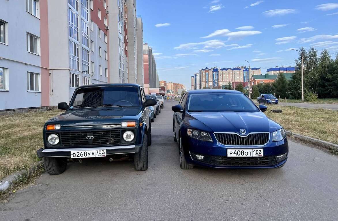 Lada 4X4 и Skoda Octavia A7