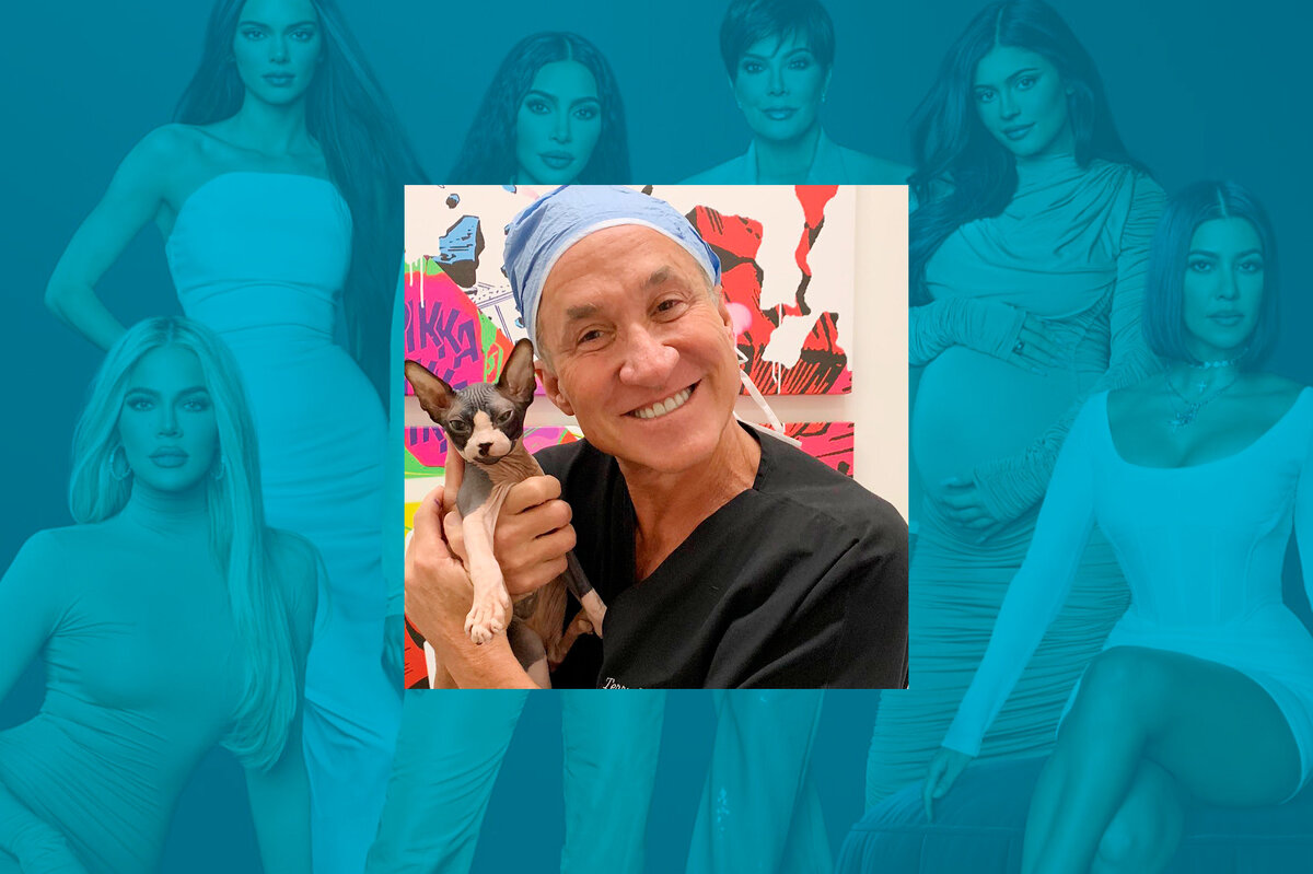     Как выглядит жена любимого пластического хирурга семьи Кардашьян (ее он тоже оперирует — и держит на диетах)