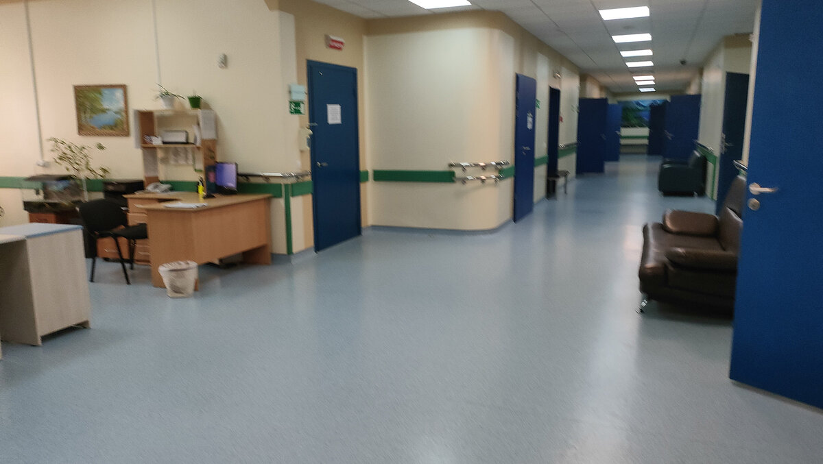 Коридор отделения.