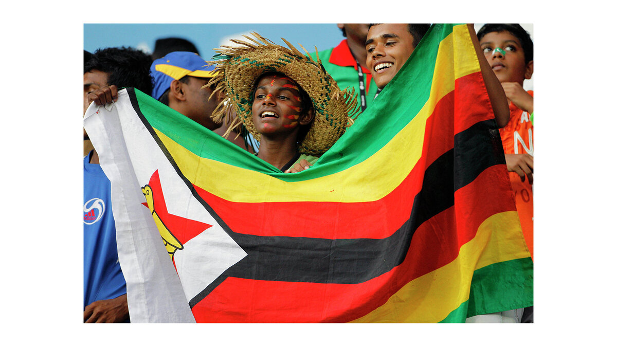    #Флаг Зимбабве© AP / Andres Leighton