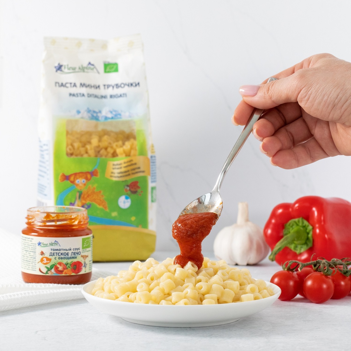 Томатный соус ДЕТСКОЕ ЛЕЧО сделает макароны вкуснее