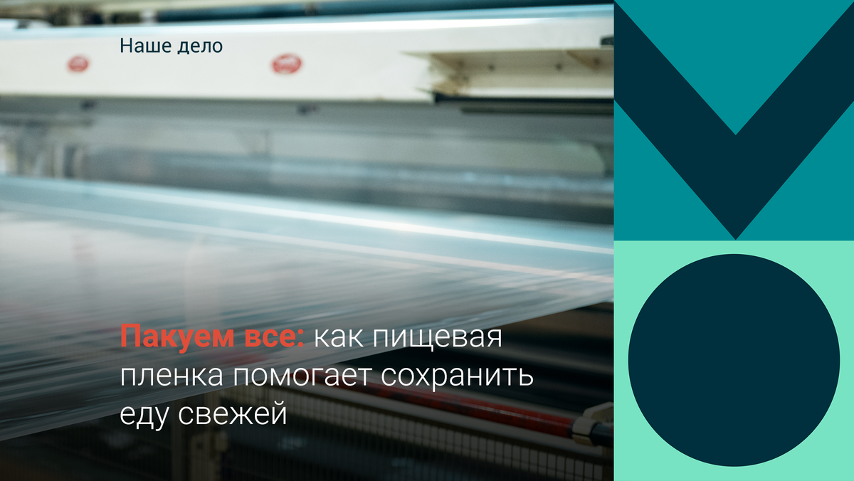 Пакуем все: как пищевая пленка помогает сохранить еду свежей | СИБУР | Дзен