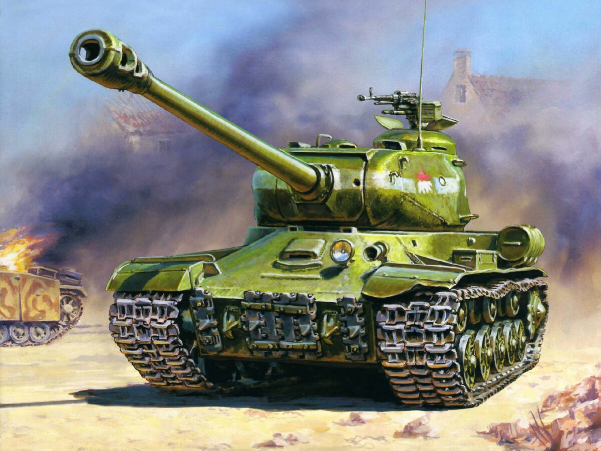 Советский тяжёлый танк периода Второй мировой войны ИС-1  Танковый Мир   Дзен