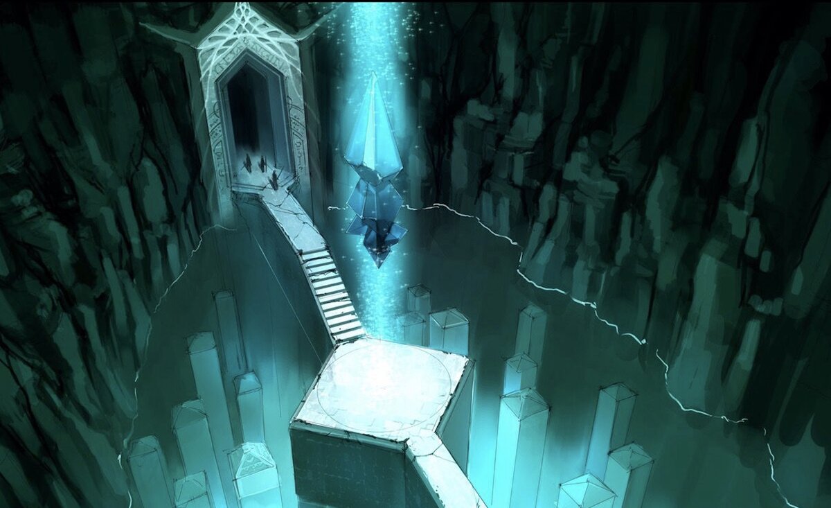 Примерное изображение магического родника. Картинка из интернета