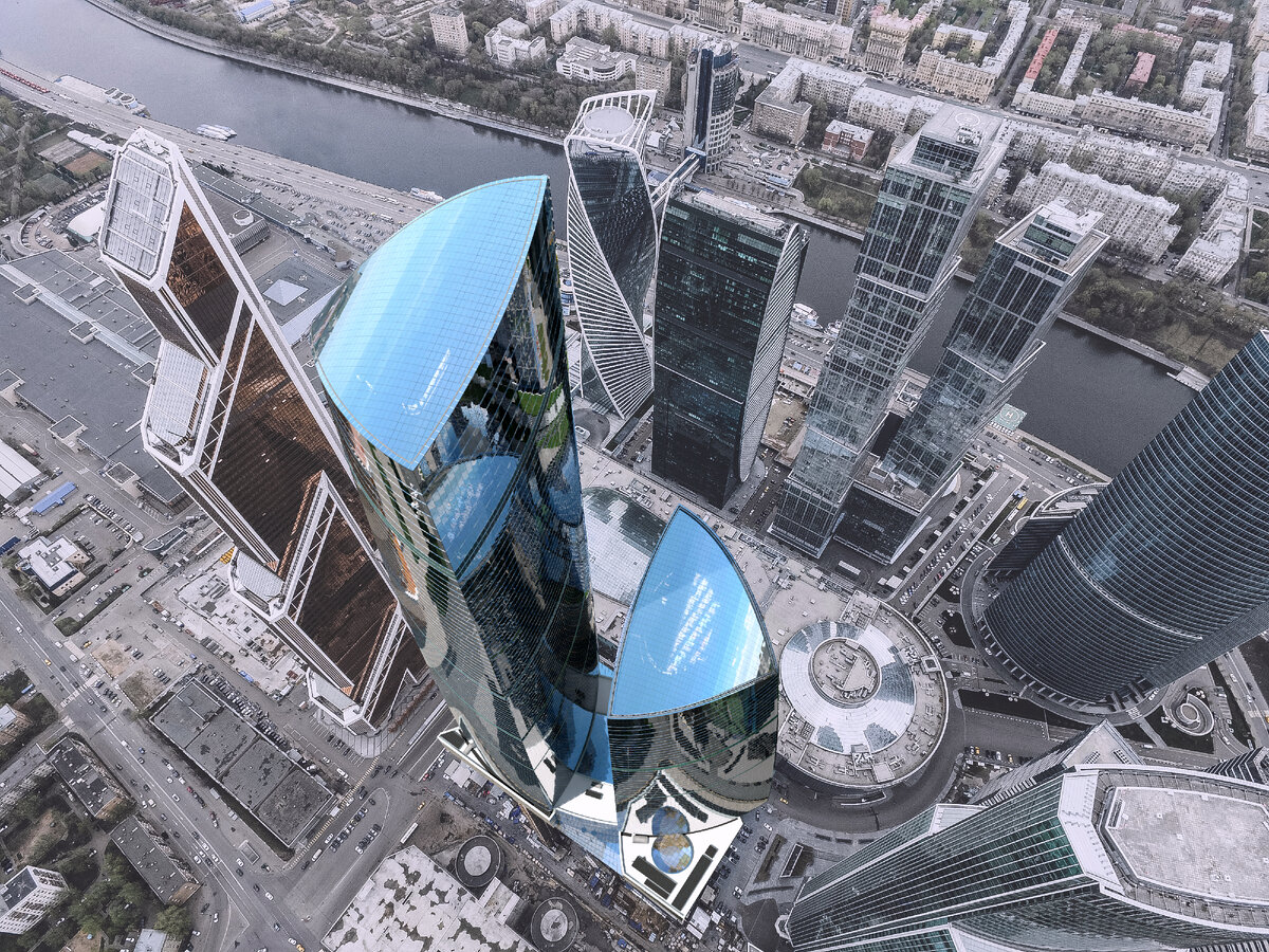 Вид из окон смотровой площадки PANORAMA360
