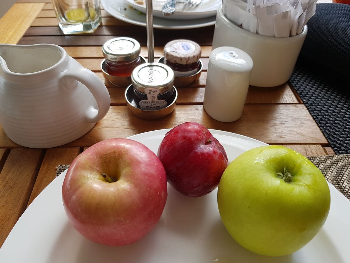 Завтрак, отель "Story", остров Маэ, Сейшелы, 29.06.2021