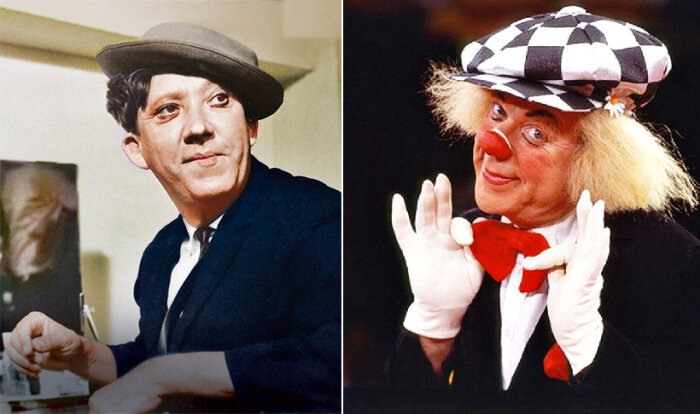 Звездные клоуны Никулин и Попов