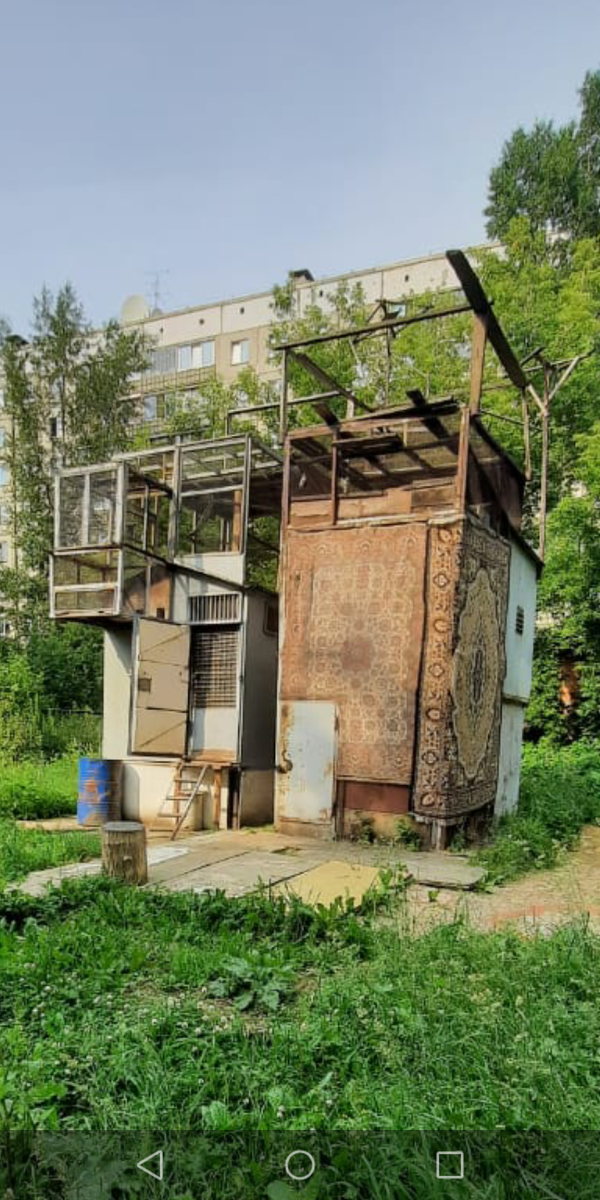 Фото автора. Голубятня в одном из дворов.