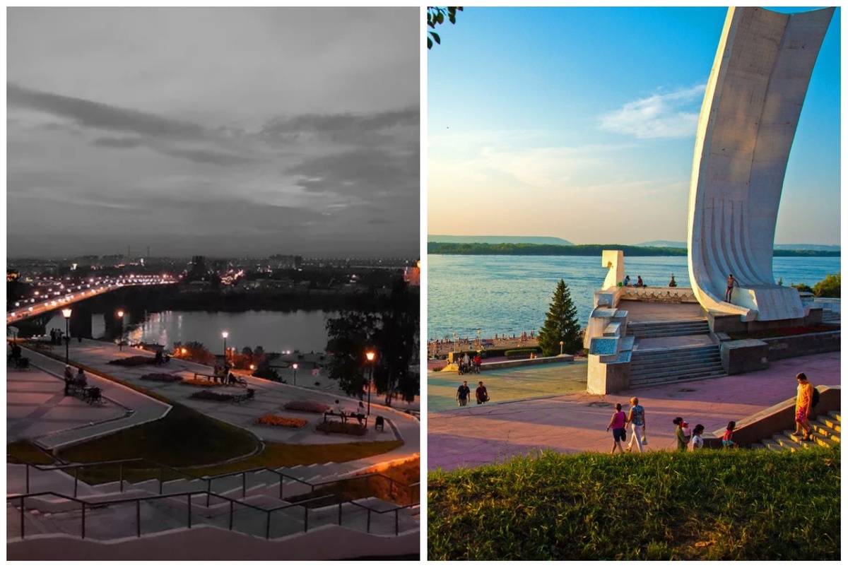 Набережные Нижнего Новгорода и Самары