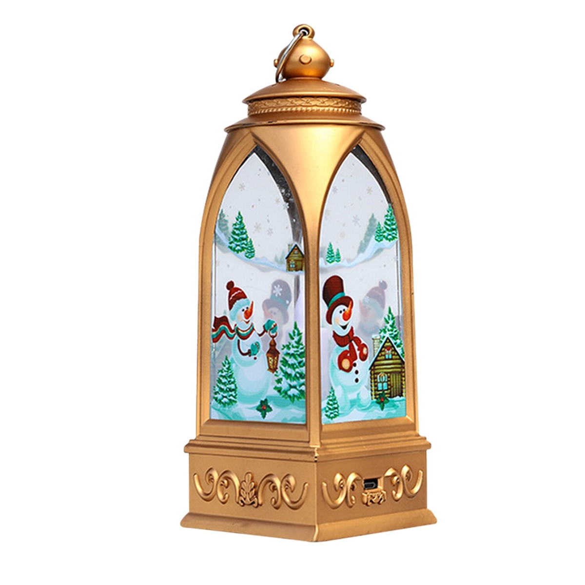 Новогодний светильник фонарь