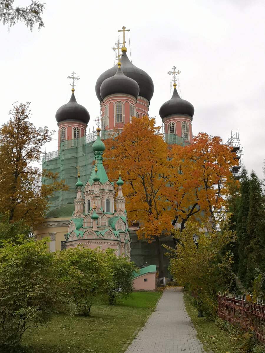 Донской монастырь. Вид со стороны некрополя