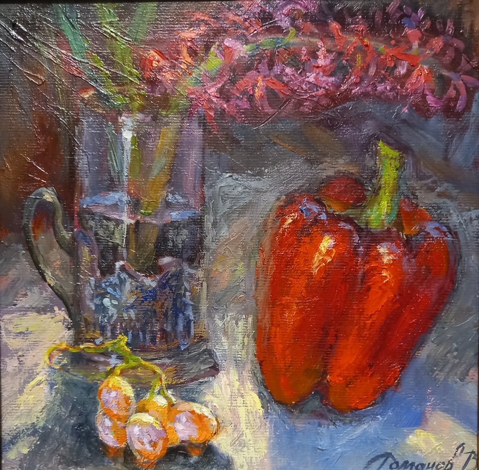 Романов Владимир Гиацинт и перец 20х20 км 2021 г  