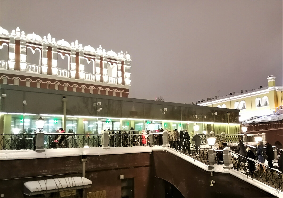 Очередь на вход в Кремлевский дворец растянулась на весь Александровский сад