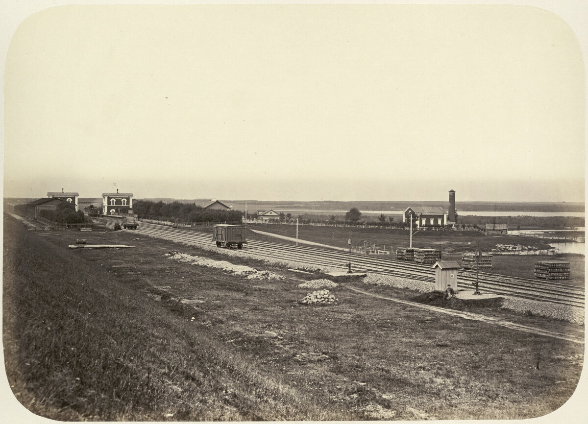 Станция Академическая (бывшее название Заречье). 1864 год.