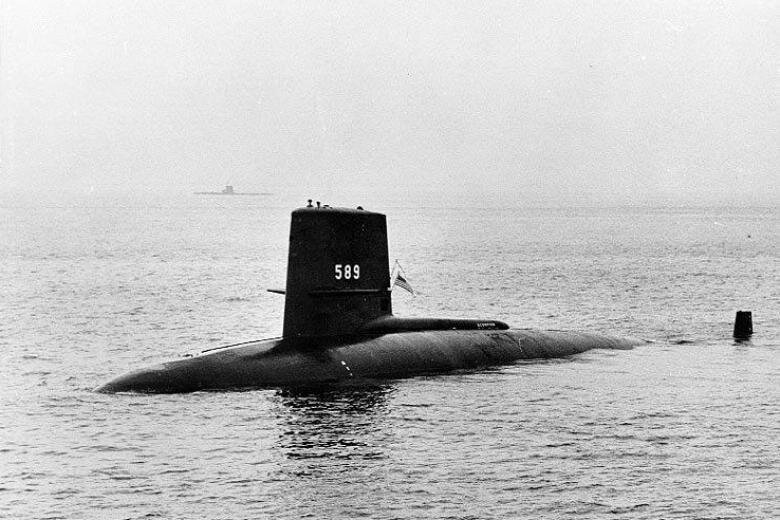 "USS Scorpion" незадолго до погружения