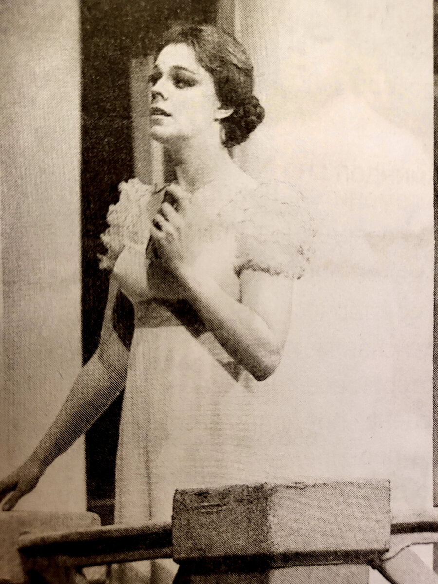 Любовь Казарновская в партии Татьяны. Начало 1980-х годов.