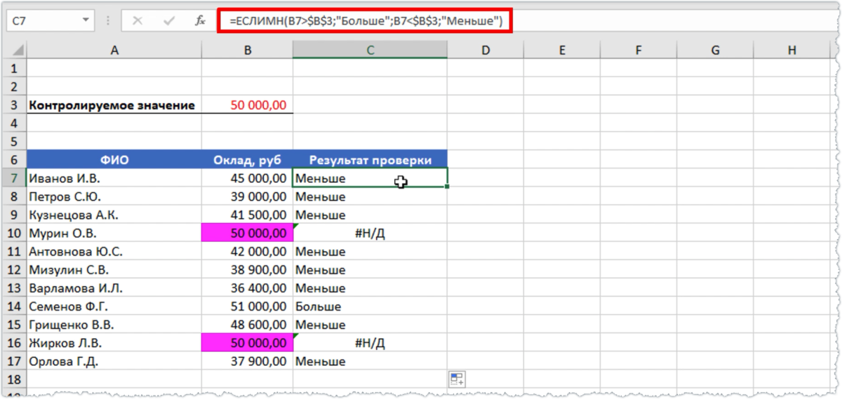 Excel: Функция ЕСЛИ