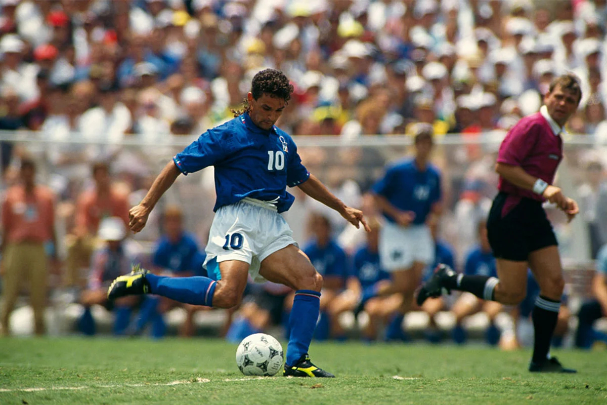 Сборная Италии. 1988–2004. 56 игр, 27 голов. Фото из открытых источников в Интернете