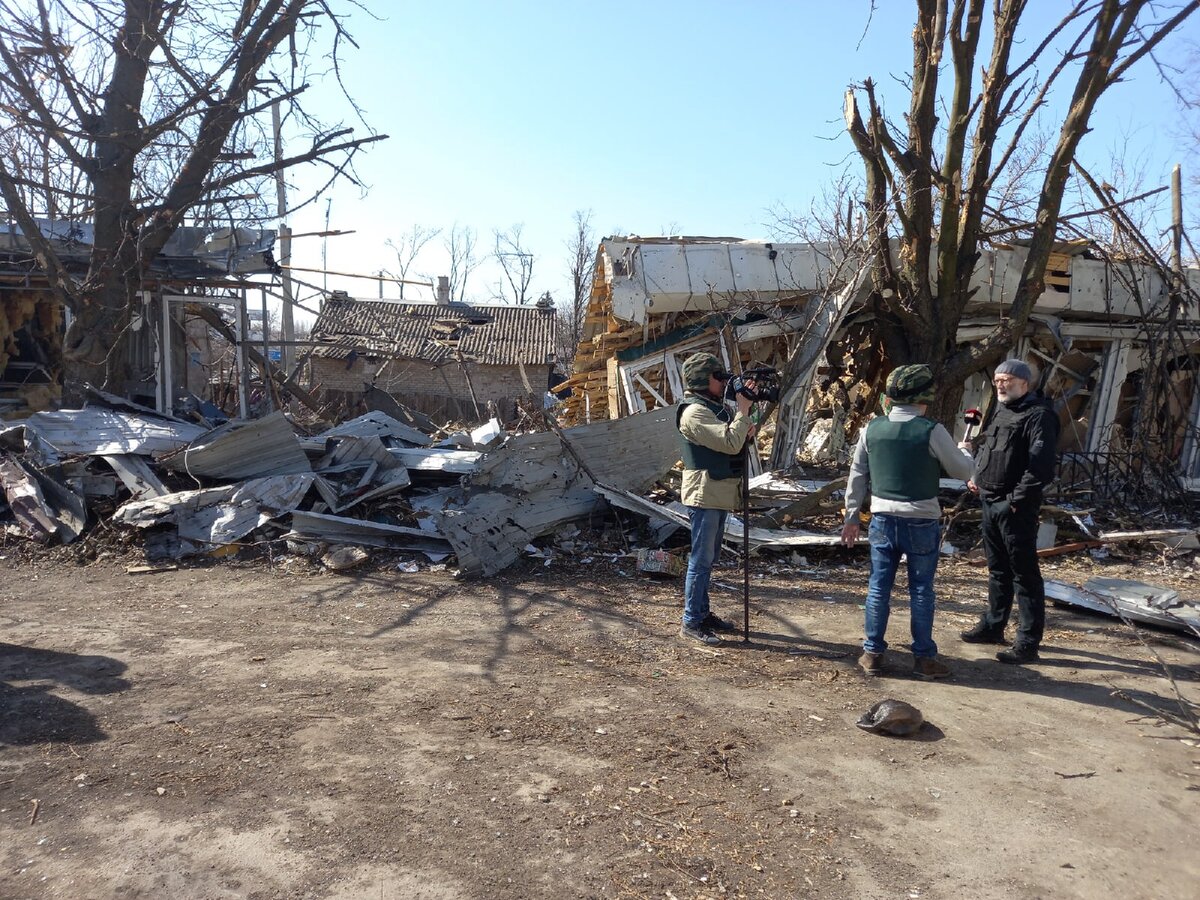 Так сейчас выглядит пострадавшая от ВСУ и нацбатов Волноваха.