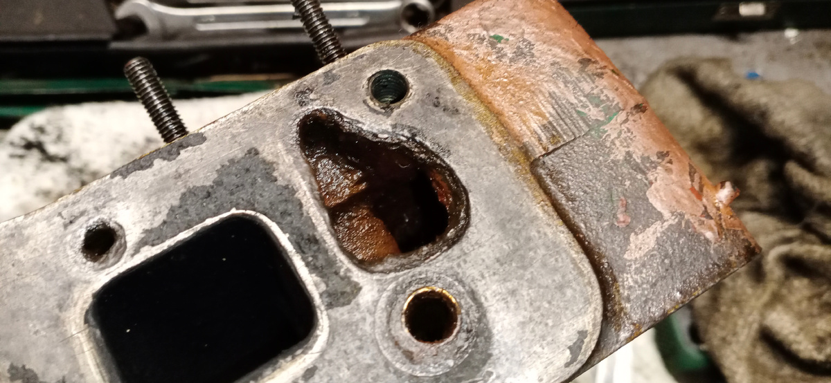 Чистка выхлопной системы.