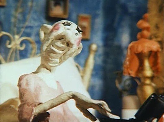 Кадр из мюзикла "Серый волк энд Красная Шапочка", 1990 г