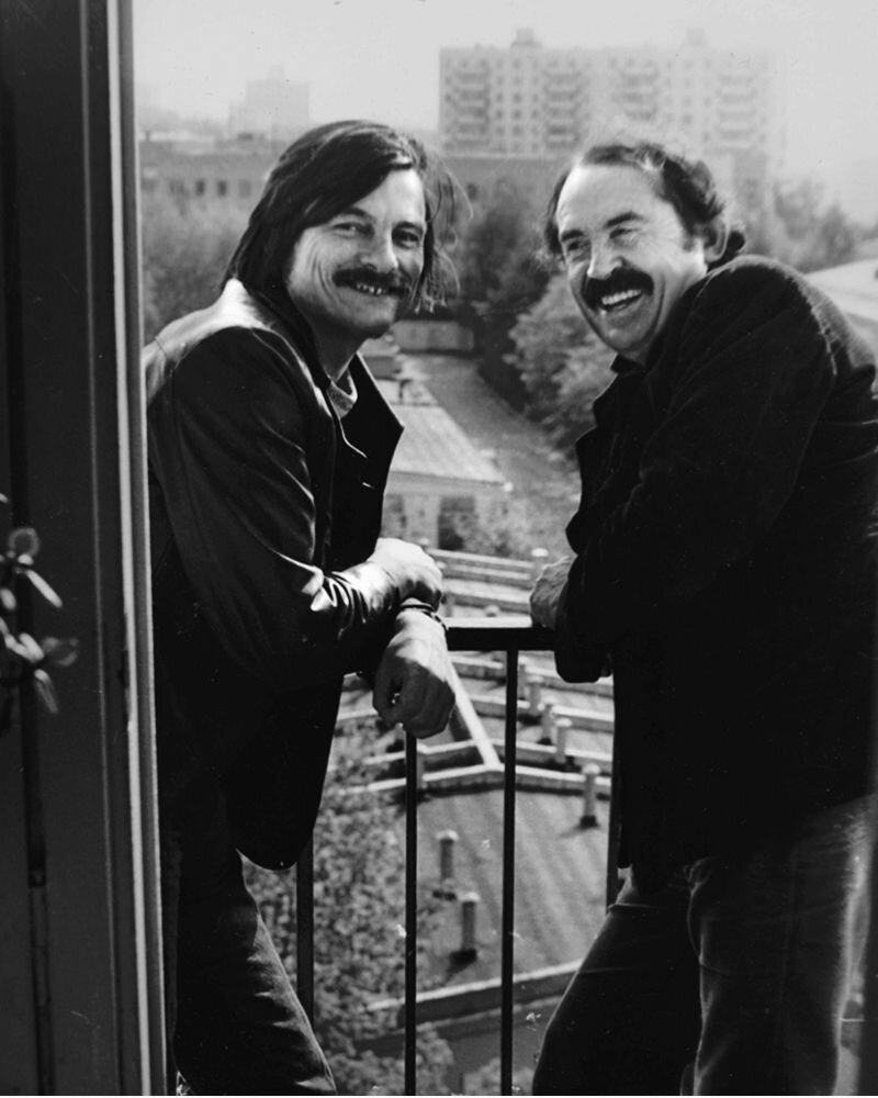 Андрей Тарковский и Тонино Гуэрра в Москве