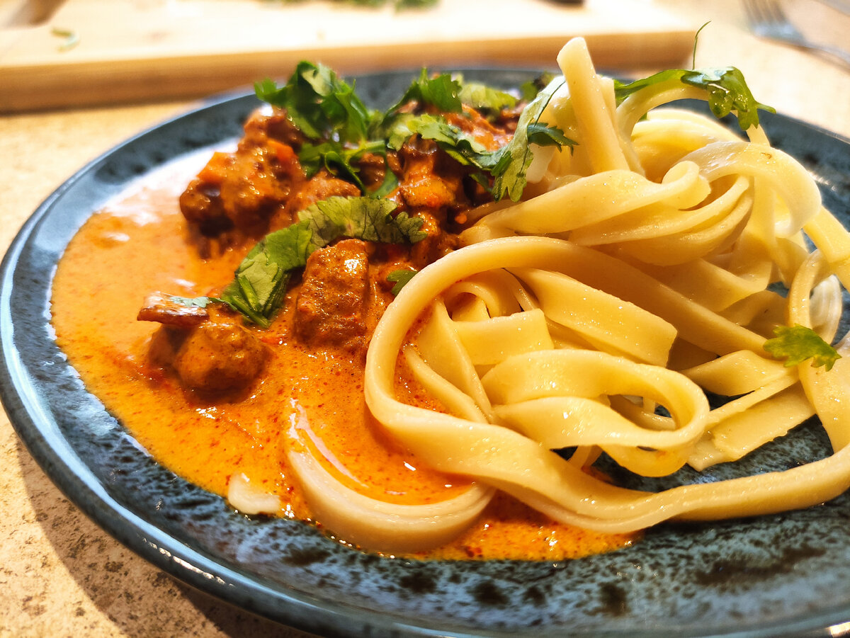 Паприкаш из говядины (фото автора) 